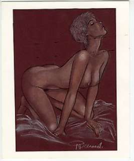 Renaud - 1 Original colour drawing - Jessica Blandy - Nu érotique | Catawiki