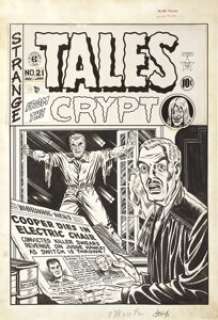 Al Feldstein Tales from the Crypt #21 Cover Original Art (EC, 1950). One of the most iconic early EC - | Heritage