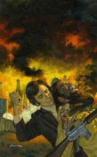 George Gross Nick Carter Paperback Cover Original Art (undated). Nick Carter dishes out some payback for -