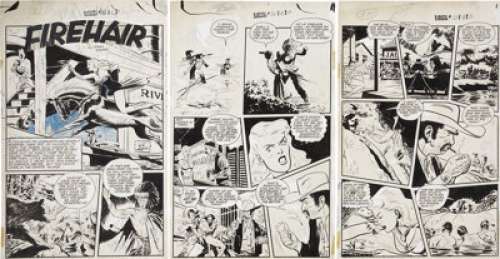 Bob Lubbers Rangers Comics #35 Complete 10-page Firehair Story "In the Dakota Valley" Original -