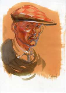 Severin, Al - 1 Original colour drawing - The wedding of Mr & Mrs Brown - Mr Brown | Catawiki