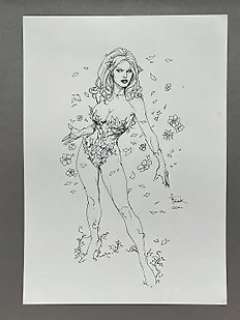 Gary Frank - 1 Original drawing - Poison Ivy - Excellent Erotic Ink | Catawiki