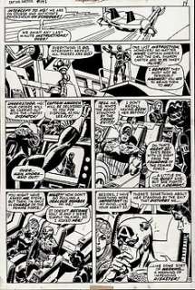 Romita, John , Kane, Gil - Original page - Captain America - #145 - 1972 | Catawiki
