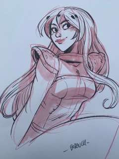 Barbucci, Alessandro - 1 Original colour drawing - Ekhö monde miroir | Catawiki