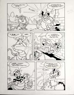 Luciano Bottaro - Original page cm. 29x37. Ink. Mint