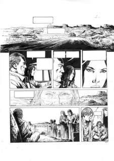 Berlion, Olivier - 1 Original page - L’Art du Crime T1 - Planches de sang - 2017 | Catawiki