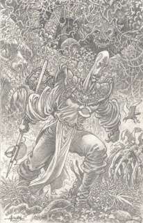 Aouamri, Mohamed - 1 Original drawing - La Quête de l’oiseau du temps - Le Rige - 2023 | Catawiki