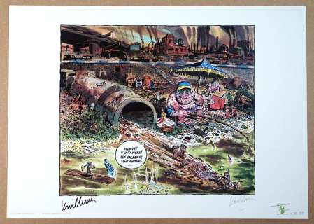 Vuillemin, Philippe - 1 Offset Print - Retour de Vacances | Catawiki