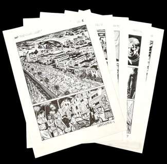 Vercelli, Gino - 5 Original page - Nathan Never - #345 - “L’altra metropoli” | Catawiki