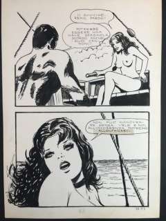 Manara, Milo - 1 Original page - Jolanda de Almaviva - Senza Paura - 1972 | Catawiki
