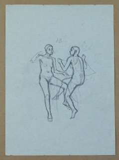 Cuvelier, Paul - 1 Original drawing - Danse - Femmes AB | Catawiki