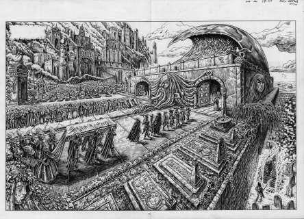 Raúlo Cáceres - Ref ARN15. Arn. Página doble (59,4×42cm).