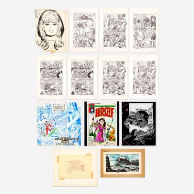 Lot 362 - Don Sherwood, Group of 13 Original Art Illustrations and Production Art | Landry Pop Auctions