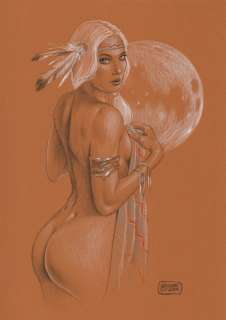 De Luca, Giuseppe - 1 Original drawing - Indian - 2024 | Catawiki