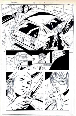 Mike Norton | Mike Norton - Runaways - Issue# 20 - Page# 7 | Panel Punk Comics Originals