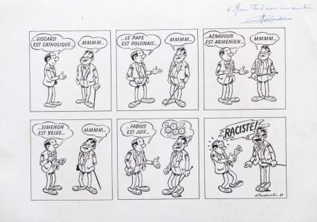 Dessins de Presse. Ensemble de 6 dessins de presse par FRANCK - CHODUMELIS | Tessier Sarrou