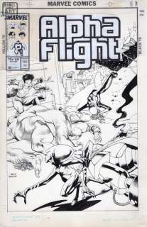 Kevin Nowlan - Alpha Flight 54 Cover