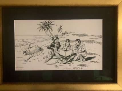 Ferri, Gallieno - 1 Original drawing - Zagor | Catawiki