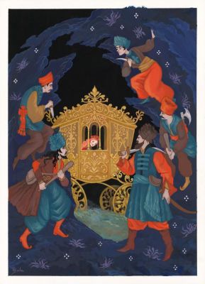 Aliocha Gouverneur | Illustration originale - La Reine des neiges | Daniel Maghen