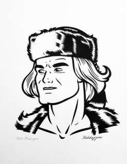 Baldazzini, Roberto - 1 Original drawing - Blek Macigno - 1990 | Catawiki