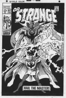 GENE COLAN 1969 DR. STRANGE #177 COVER - 1ST NEW COSTUME!