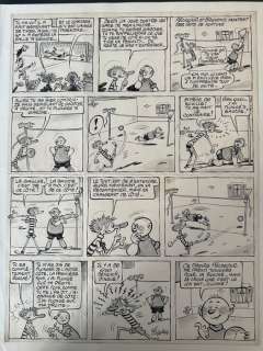 Pellos, René - 1 Original page - Pechedur et Briquemol - 1955 | Catawiki