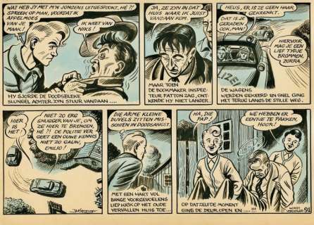 Sprenger, Henk - 1 Original page - Kick Wilstra - Kick Wilsta en zijn zonen - (jaren 1950) | Catawiki