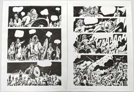 Kriek, Erik - 2 Original page - L’Exilé - Double page - 2019 | Catawiki