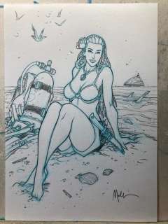 Malfin, Nicolas - 1 Original drawing - Golden City - Mifa - 2024 | Catawiki