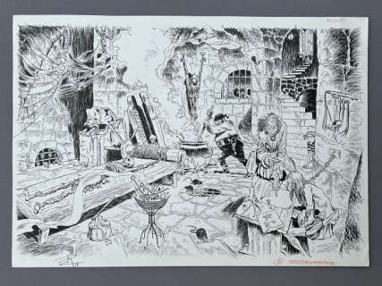 Pellejero, Ruben - 1 Original drawing - Die Folterkammer - 2018 | Catawiki