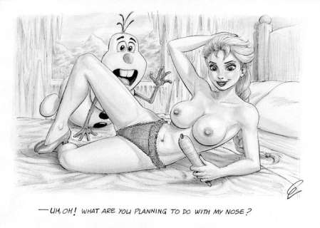 Cera - 1 Original drawing - Elsa : carrot nose | Catawiki