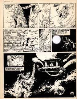 CONVARD Didier  - Cranach de Morganloup  - Planche 24 d‘un récit publié dans Tintin[...]