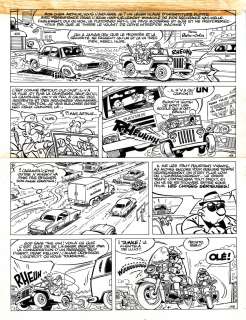 GREG Michel  - Achille Talon  - Première version de la planche 16 de l’album Le[...] | Vermot et Associés