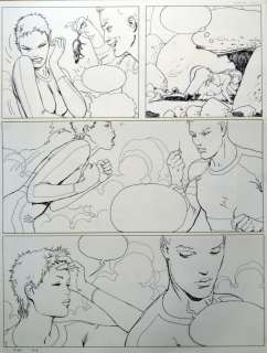 MANARA Milo  - Gulliveriana  - Planche 40 de l’album édité aux Humano en 1996  -[...] | Vermot et Associés