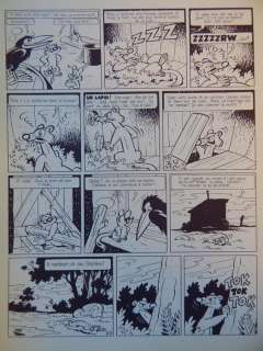 Macherot, Raymond - 1 Preuve - Chlorophylle - Chlorophylle les rats noirs - 1956 | Catawiki