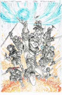 Freddie E. Williams II | NARUTO / TMNTIssue: 2COVER11×17 | Freddie E. Williams II