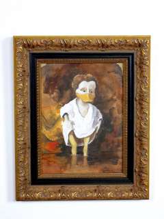 Ommo Wille - 1 Gouache - Donald Duck - Die Badende - 2023 | Catawiki