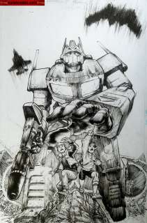 Francis Manapul - Covers / Pinups Issue Transformers # 01 Page Cover