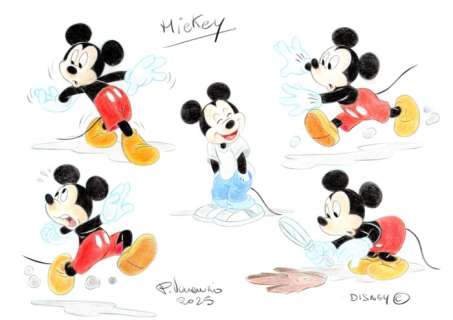 Venanzio, Pasquale - Original Concepts Drawings-Mickey Mouse | Catawiki