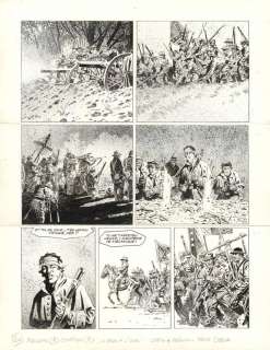 Steve Cuzor - Planche originale n°084 - Le combat d‘Henry Fleming