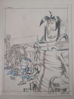 Julien/CDM - 1 Original cover - Cosmik Roger T4 - Le Rendez-vous des anneaux - 2006 | Catawiki