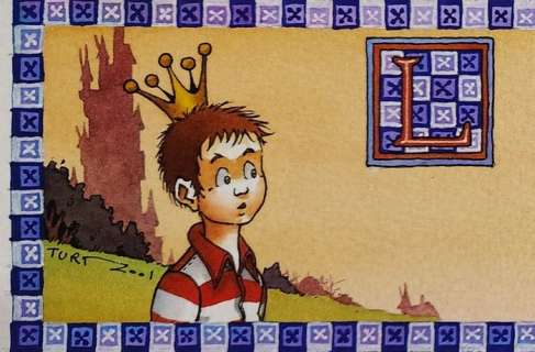 Turf - 1 Original drawing - La Nef des fous - Coup de théâtre - 2001 | Catawiki