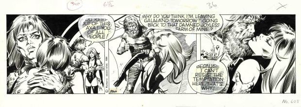 Enric Badia Romero | Axa: The escapist / Original daily strip #1960 – Romero | Origin Of Comics