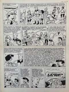 Greg, (Michel Régnier) - 1 Original page - Rock Derby - Les Requin du Ring - 1960 | Catawiki