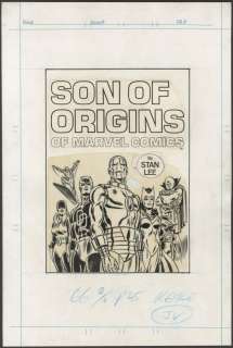 Romita, John - SON OF ORIGINS OF MARVEL COMICS Cover | ComicConnect
