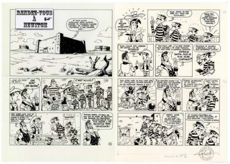 Formosa, Gil - 2 Original page - Lucky Luke - Tirages d’Art Unique | Catawiki