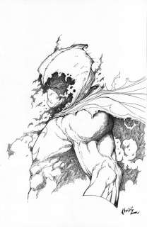 Jim Muniz - Moon Knight Bust 11 X 17 Page Commission