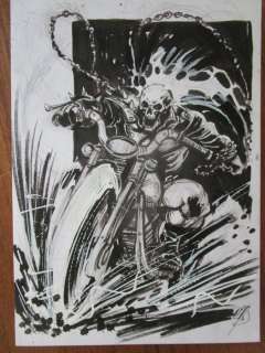 CYRIL PONTET - 1 Original drawing - Ghost Rider