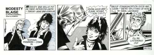 Enric Badia Romero - 1 Original page - Modesty Blaise - strip #8032 - 1992 | Catawiki