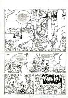 de Smet, Peter - 1 Original page - Otto, Olivier en Oscar - Het verdwenen water - 1981 | Catawiki